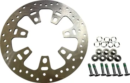 Drag Specialties OEM-Style Front Brake Rotor For Harley Davidson 2020-2024 Touring With 7 Fixing Holes (B06-0207AS)