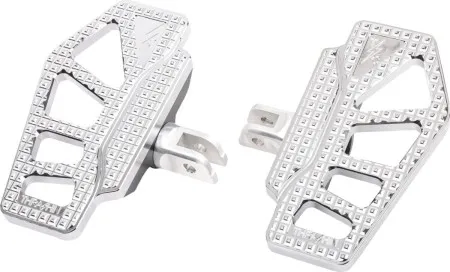 Thrashin Supply Co. Apex Mini Rider Floorboards In Chrome For 2018-2025 Softail & 2021-2025 Sportster RH Models (TSC-2217-3-SF)