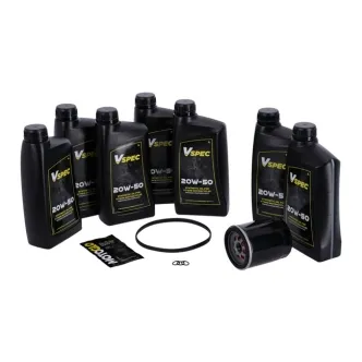 Vspec Fully Synthetic Service Kit With Black Filter For 2017-2024 Harley Davidson Touring & Trike (ARM638589)