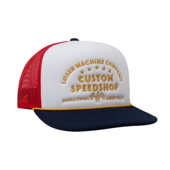 Loser Machine Double Down Cap White/red/navy (ARM390499)