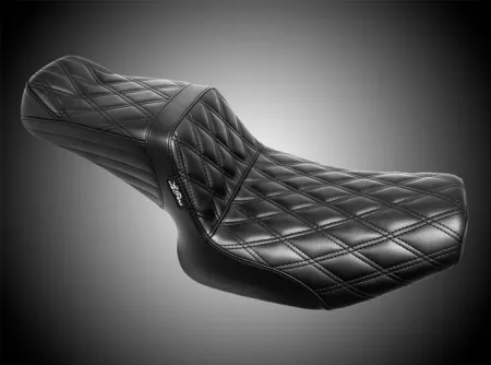 Le Pera TailWhip Diamond Stitched Seat For Harley Davidson 1982-2000 FXR Models  (L-588DM)