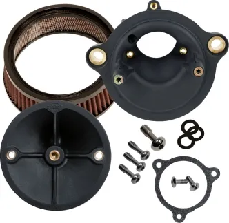 S&S Cycle Super Stock Stealth Air Cleaner Kit For 2024 Road Glide, Street Glide & 2023 CVO Touring Models (170-0803)
