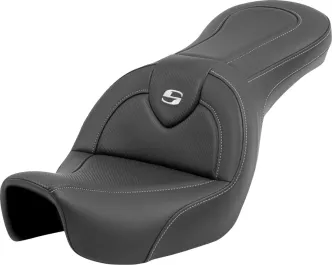 Saddlemen Roadsofa Carbon Fiber Seat For Harley Davidson 2006-2017 Dyna Models (806-04-185)