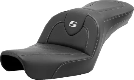 Saddlemen Carbon Fiber Roadsofa Seat For Harley Davidson 1996-2003 FXD Dyna Models (Excl. FXDWG Dyna Wide Glide) (896-04-185)