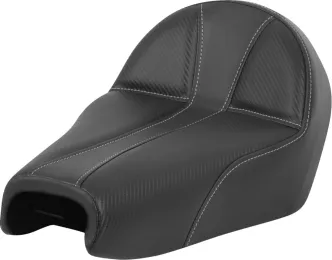 Saddlemen Dominator Solo Seat With Silver Stitching For Harley Davidson 2004-2022 Sportster Models With 4.5G Tank (807-03B-0042)