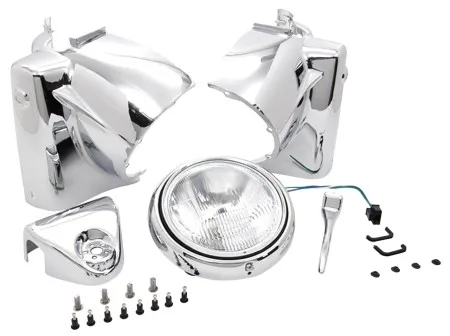 V-Twin Manufacturing Headlight Fairing Nacelle Kit For 1994-2013 Road King (795130)