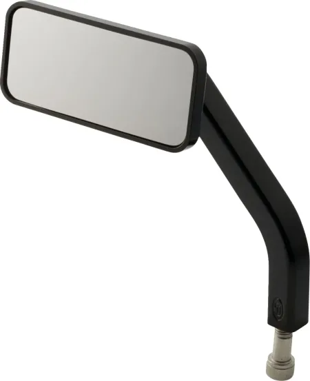 Joker Machine No. 1 OEM Position Rectangle Mirror For Left Side In Black Finish (03-055-1L)