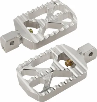 Joker Machine Bear Claw Footpegs In Silver For Indian 2015-2024 Scout Models (08-646-5)
