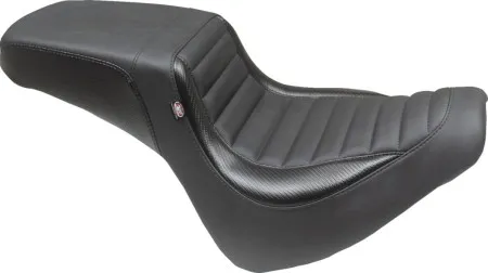 Mustang Squareback 2-Up Seat For Harley Davidson 2018-2025 FXFB Fat Bob Models (76005)