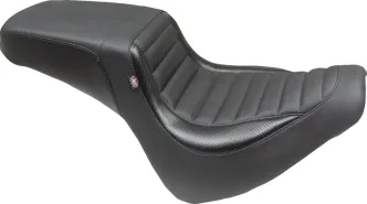 Mustang Squareback 2-Up Seat For Harley Davidson 2018-2024 FXFB Fat Bob Models (76005)