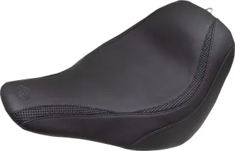 Mustang Runaround Solo Seat For Harley Davidson 2018-2024 Softail Low Rider FXLR/FXLRS/FXLRST & Sport Glide FLSB Models (83070)