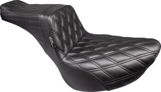 Le Pera TailWhip Double Diamond Stitched Seat For Harley Davidson 2018-2024 Softail FLSL Slim, FXBB Street Bob & FXST Standard Models (LY-580DD)