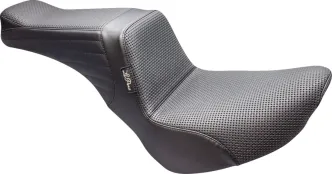 Le Pera TailWhip Basketweave Seat For Harley Davidson 2018-2024 Softail FXBB Street Bob, FXST Standard & FLSL Slim Models (LY-580BW)