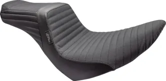 Le Pera TailWhip Pleated Gripp Tape Seat For Harley Davidson 2018-2024 FXLR Low Rider & FLSB Sport Glide Models (LYR-580PTGP)