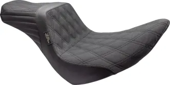 Le Pera TailWhip Double Diamond Gripp Tape Seat For Harley Davidson 2018-2024 FXLR Low Rider & FLSB Sport Glide Models (LYR-580DDGP)