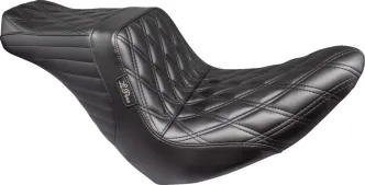 Le Pera TailWhip Up Front Double Diamond Stitched Seat For Harley Davidson 2018-2024 FXLR Low Rider & FLSB Sport Glide Models (LYRU-580DD)
