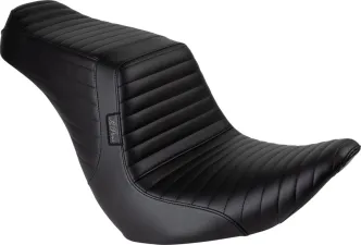 Le Pera Tailwhip Up Front Pleated Seat For Harley Davidson 2018-2024 Softail FLSB Sport Glide & FXLRS/FXLRST Low Rider S/ST Models (LYRU-580PT)