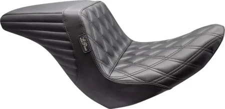Le Pera KickFlip Up Front Double Diamond Seat For Harley Davidson 2018-2025 FXLR Low Rider & FLSB Sport Glide Models (LYRU-590DD)