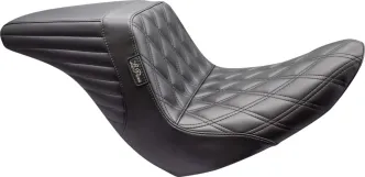 Le Pera KickFlip Up Front Double Diamond Seat For Harley Davidson 2018-2024 FXLR Low Rider & FLSB Sport Glide Models (LYRU-590DD)