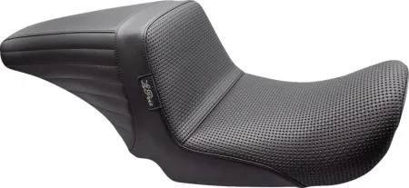 Le Pera KickFlip Up Front Basket Weave Seat For Harley Davidson 2006-2017 FXD Dyna Models (LKU-591BW)