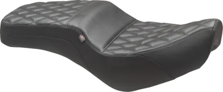 Mustang One-Piece Squareback Double Diamond Seat For Honda 2017-2024 CMX Rebel 300/500 Models (84003)