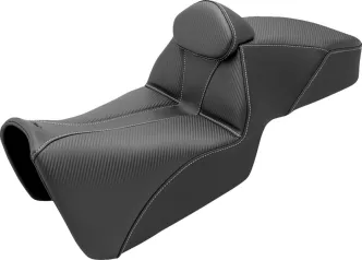 Saddlemen Adventure Tour Seat In Carbon Fiber With Driver Backrest For Harley Davidson 2021-2024 Pan America Models (821-34-200BR)