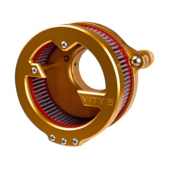 VITY'S Design, 'MASSIVE' Air Cleaner ASSEMBLY. Gold (ARM757599)