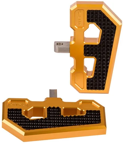 VITY''S Design, Racing Passenger FLOORBOARDS. Gold (DFLR04GBK-P)