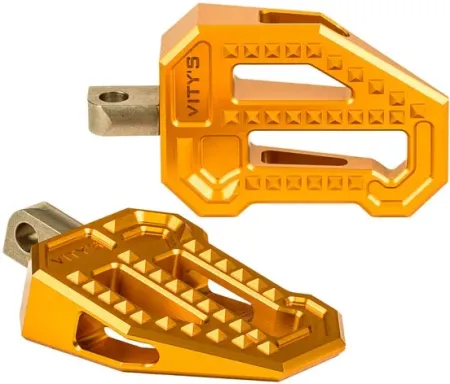 VITY''S Design, BMX Rider Foot PEGS. Gold (BMX001GOL-D)