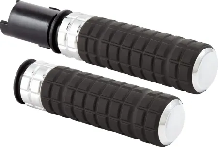 Arlen Ness Speedliner Grips In Chrome For 2023-2024 Harley Davidson Road Glide & Street Glide Models (500-063)