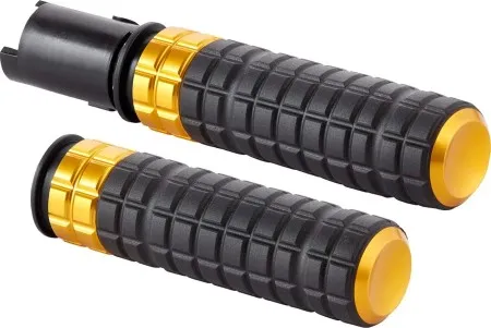 Arlen Ness Speedliner Grips In Gold For Harley Davidson 2025 Softail, 2023-2025 Road Glide & Street Glide Models (500-064)
