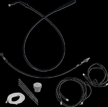 Fat Baggers Ez Install KT  H-bar Plus 8 FLHX, Flhxse Black (149016-B)