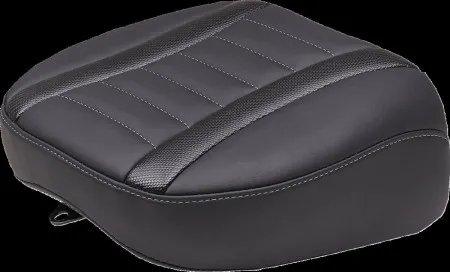 Mustang Deluxe Touring Passenger Seat with Gun Metal Stitching For Harley Davidson 2023-2025 Touring FLHX Street Glide & FLTR Road Glide Models (88402GM)
