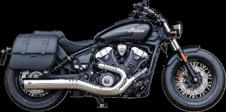 S&S Cycle Grand National Slip-On Muffler In Chrome For 2025 Indian Scout (550-1122)