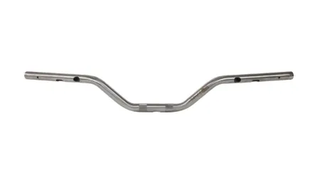 Thrashin Supply Co. Mid Bend 1 Inch Dia. Handlebars In Stainless Steel For 2025 Softail & 2024-2025 Road Glide and Street Glide (TSC-2714-0)