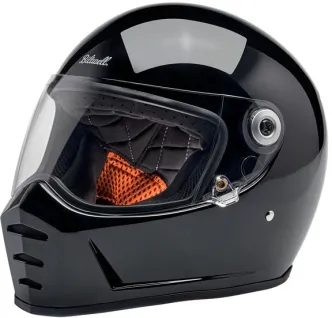Biltwell Lane Splitter ECE R22.06 Helmet In Gloss Black - XL  (1004-101-505)