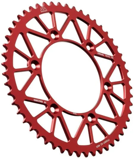 JT Sprockets Aluminum Rear Sprockets (JTA897.52RED)