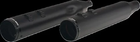 Khrome Werks HP-Plus 4.5 Inch Slip-On In Black Finish With Race Tips For 1996-2016 Touring Models (202920)