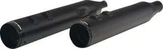 Khrome Werks HP-Plus 4.5 Inch Slip-On In Black Finish With Race Tips For 1996-2016 Touring Models (202920)