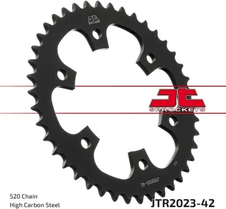 JT Sprockets Sprocket Rear 42T 520 (JTR2023.42)