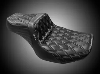 Le Pera TailWhip Double Diamond Seat For Harley Davidson 2023-2024 FLHX Street Glide & FLTR Road Glide Models (LV-587DD)