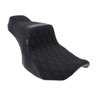 Le Pera TailWhip Double Diamond Gripp Tape Seat For Harley Davidson 2023-2024 FLHX Street Glide & FLTR Road Glide Models (LV-587DDGP)