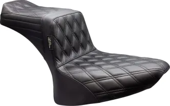 Le Pera TailWhip Double Diamond Stitched Seat For Harley Davidson 1984-1999 Softail Models (LN-580DD)