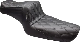 Le Pera TailWhip Double Diamond Seat For Harley Davidson 1982-2003 Sportster Models (L-586DD)
