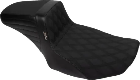 Le Pera Kickflip Double Diamond Gripp Tape Daddy Long Legs Seat For Harley Davidson 2023-2025 Touring FLHX Street Glide & FLTR Road Glide Models (LV-597DLDDGP)