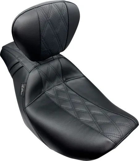 Le Pera Outcast GT2 Seat With Drivers Backrest For Harley Davidson 2023-2025 Touring FLHX Street Glide & FLTR Road Glide Models (LV-987BRGT2)