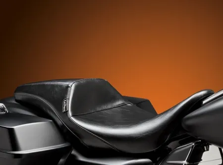 Le Pera Outcast Smooth Daddy Long Legs Seat For Harley Davidson 2023-2025 Touring FLHX Street Glide & FLTR Road Glide Models (LV-987DL)