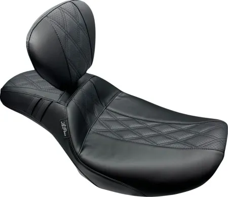 Le Pera Outcast GT2 Daddy Long Legs Seat With Drivers Backrest For Harley Davidson 2023-2025 Touring FLHX Street Glide & FLTR Road Glide Models (LV-987DLBRGT2)