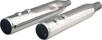 Khrome Werks HP-Plus 4.5 Inch Slip-On In Chrome Finish With Race Tips For 2017-2025 Touring Models (202935)