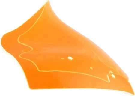 Klock Werks Flare Windshield 10 inch In Orange Ice For 2023-2025 CVO Road Glide & 2024-2025 Road Glide Models (KWW-01-0711)